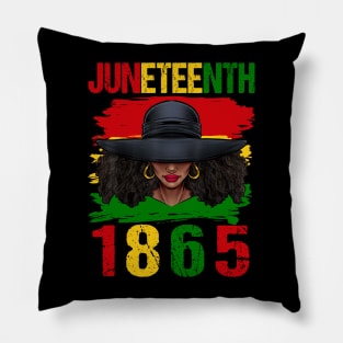 Juneteenth Shirt Juneteenth Is My Independence Day 1865 Pillow