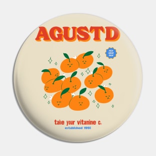 AGUST D tangerine Pin