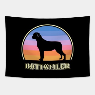 Rottweiler Vintage Sunset Dog Tapestry