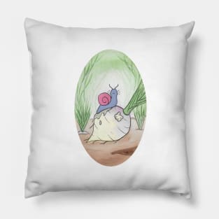 Snail Snack Pillow