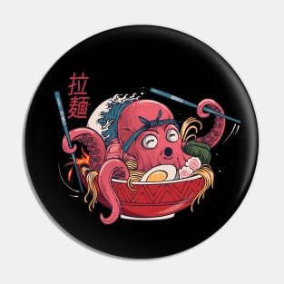 Octopus ramen food Pin