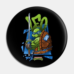 Teenage Mutant Ninja Turtle Leo - Graffiti Style Pin