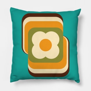 Flower Power Geometry Pillow