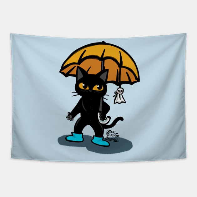 Rainy day Tapestry by BATKEI