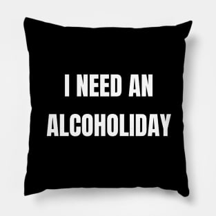 Alcohol Holiday Pillow