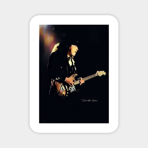 Stevie Ray Vaughan - Graphic 2 Magnet by davidbstudios