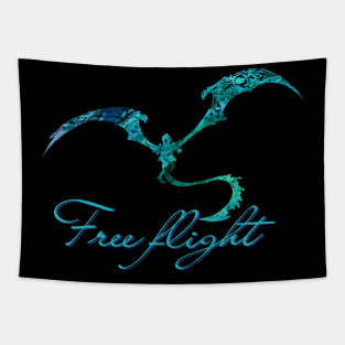dragon flight Tapestry