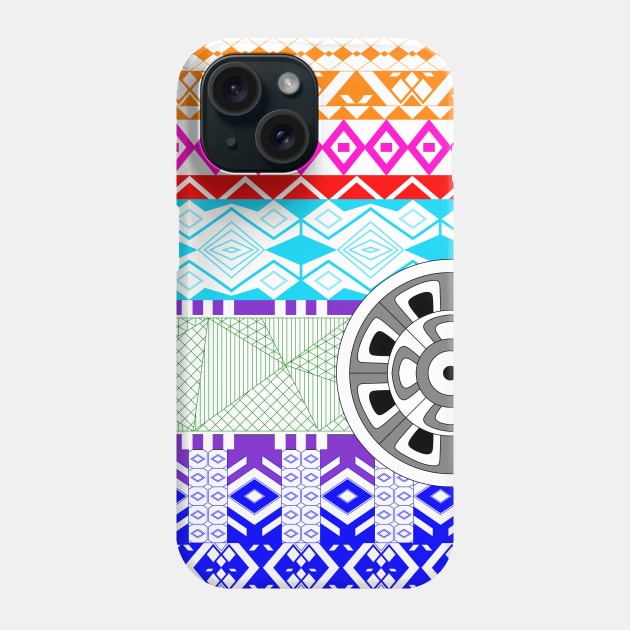 mexican imagination geometry ecopop Phone Case by jorge_lebeau