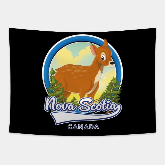 Nova Scotia Canada logo Tapestry by nickemporium1