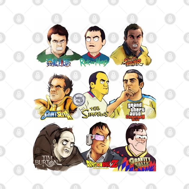 Cuauhtemoc Blanco in 9 Styles by akyanyme