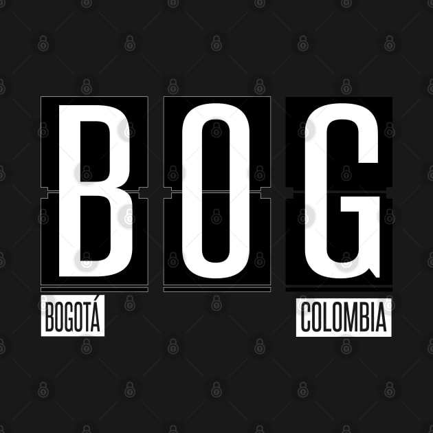 BOG - Bogota Airport Code Souvenir or Gift Shirt Apparel by HopeandHobby