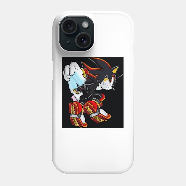 Sonic Social Distancing Phone Case by komplenan