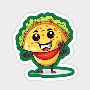 kawaii Taco cehees T-Shirt cute potatofood funny Magnet