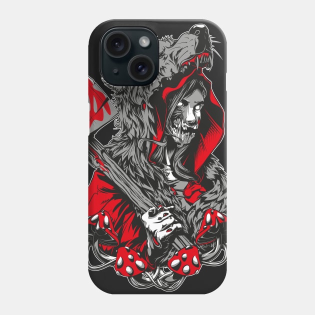 Little Red Riding Hood Phone Case by Chack Loon