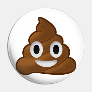 Poop emoji Pin