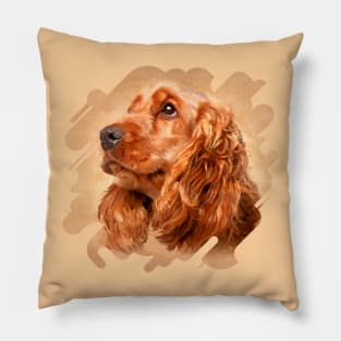 English Cocker Spaniel Pillow