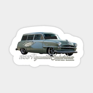 1953 Plymouth Suburban Station Wagon Magnet