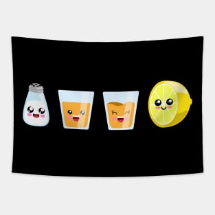 Kawaii Tequila Drink Party Tapestry