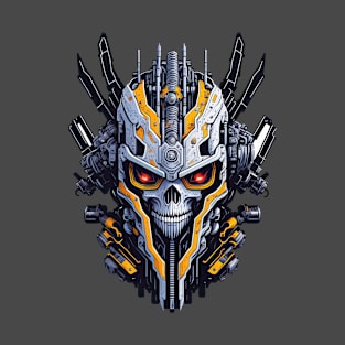 Mecha Skull S01 D82 T-Shirt