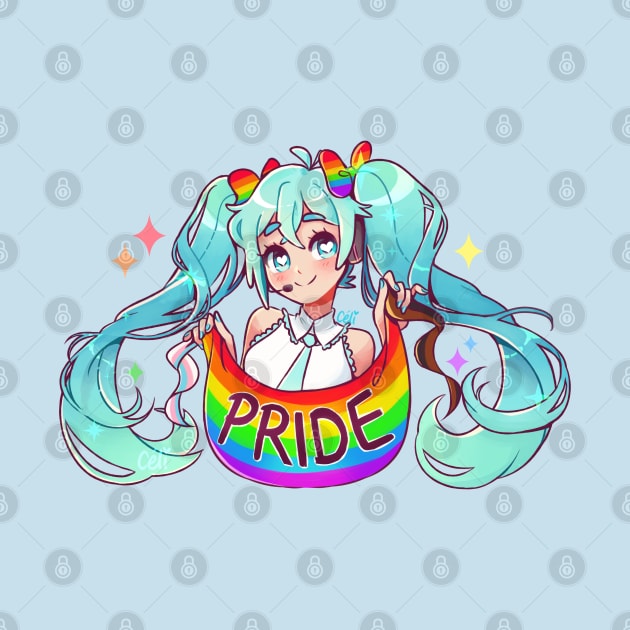 miku says happy pride! by pianta