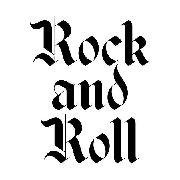 Rock and roll logo by lkn