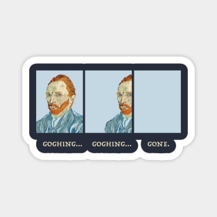 Van Gogh Goghing Gone Magnet