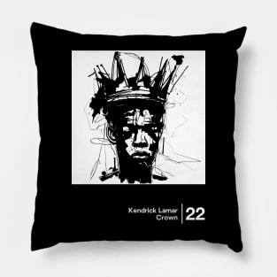 Crown / Minimalist Graphic Fan Artwork Pillow