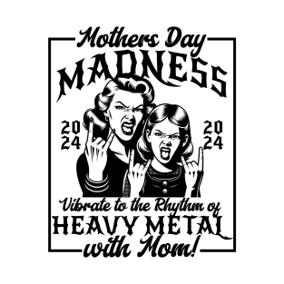 Mothers Day 2024 Heavy Metal Mom Vintage Style T-Shirt