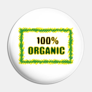 Organic, eco, healthy Pin