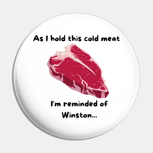 Mrs. Doubtfire Winston Pin by Dorky Donkey Designs