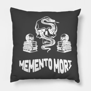 memento mori gothic skull goth outfits aesthetic gift Pillow