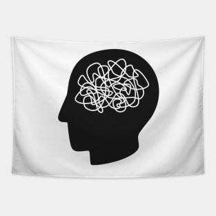 Mental Health Brain Scramble Tapestry