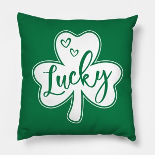 Lucky Shamrock- St. Patrick's Day Pillow