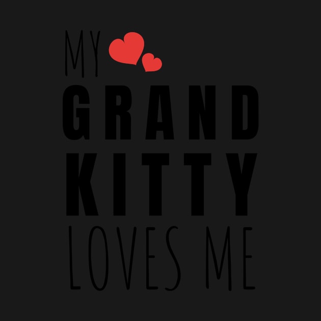 Grandma Grandkitty Tshirt Mug Stickers Gifts by gillys