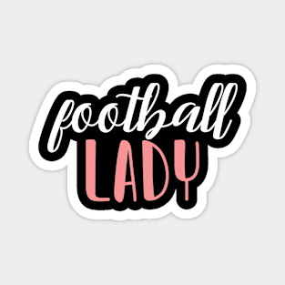 football lady - football girl Magnet