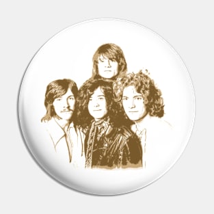 led zepplin vintage art personel Pin