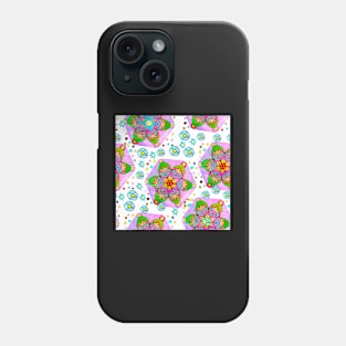 a pattern for flower children and other people Phone Case