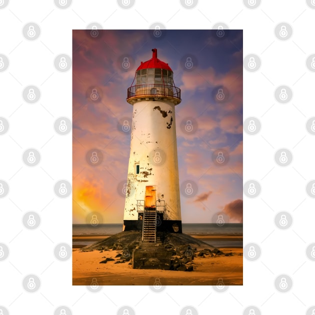 Talacre Lighthouse Wales by Adrian Evans Photography