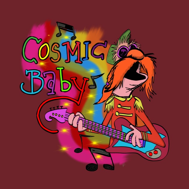 Cosmic Baby Floyd pepper muppets by wolfmanjaq