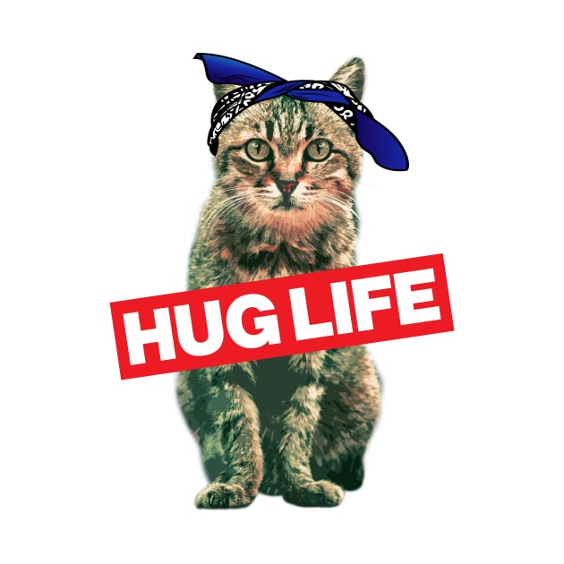 Hug Life Kitty Cat Thug Gangsta' Kitty Cat by ourwackyhome