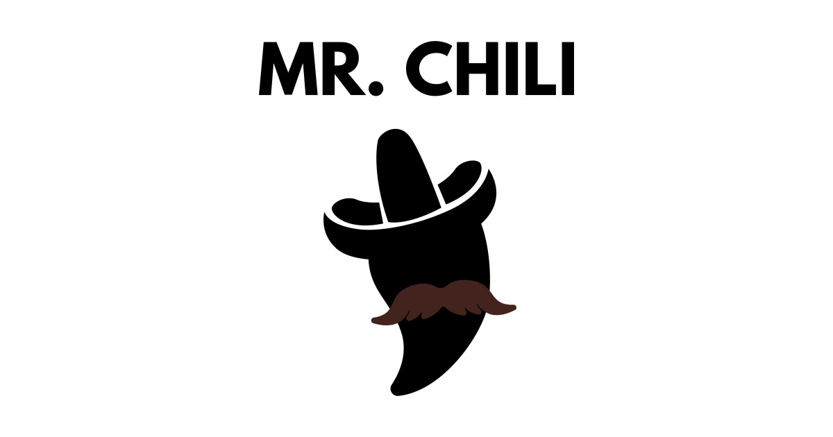 mr. chili beard and sombrero - Mr Chili - Notebook | TeePublic UK