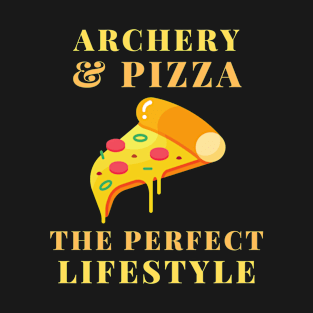 archery and pizza lifestyle T-Shirt