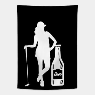 Beer Women Golf Tapestry