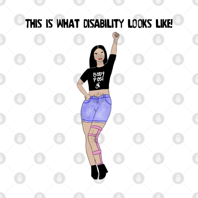 This Is What Disability Looks Like Leg Brace by Dissent Clothing