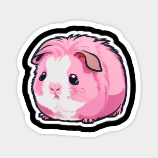 cute little pink guinea pig Magnet