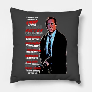 Clark Griswold Rant T-Shirt - Unleash the Hilarious Holiday Outburst Pillow
