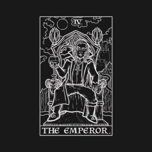 The Emperor Tarot Card - Dracula T-Shirt