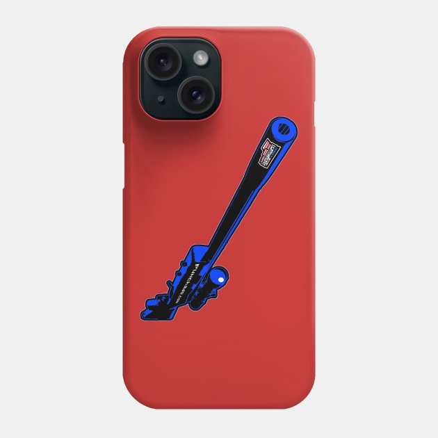 Punchado Sniper Rifle Blank Text, v. Code Blue Phone Case by punchado