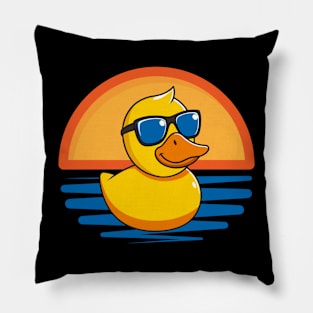 Cute Ducky Rubber Duck Cool Sunglasses Retro Bath Toy Duckie Pillow