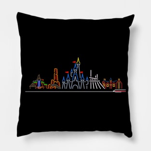 Magic Kingdom Monorail Pillow